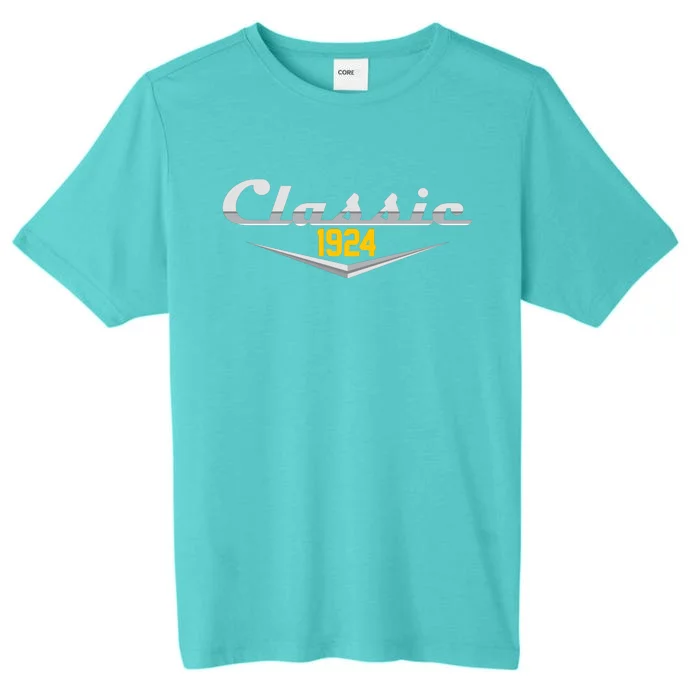 Classic 1924 Vintage 100th Birthday ChromaSoft Performance T-Shirt