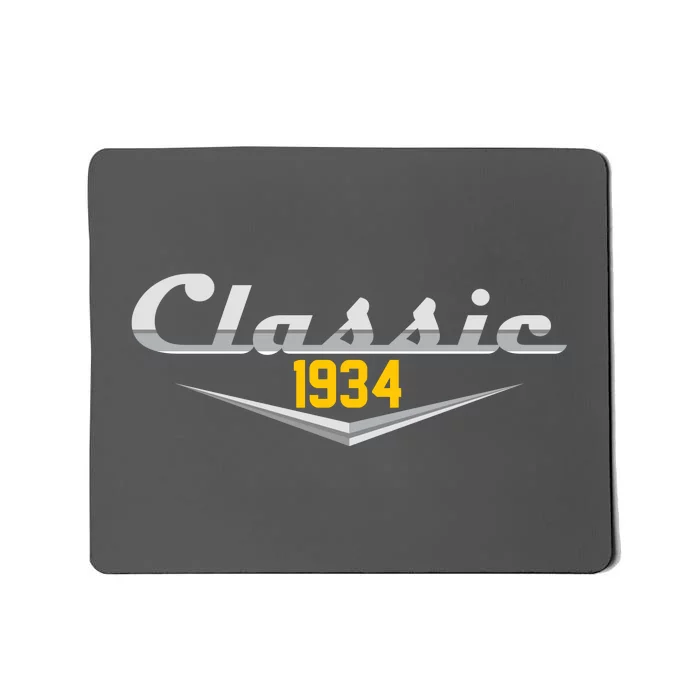 Classic 1934 Vintage 90th Birthday Mousepad