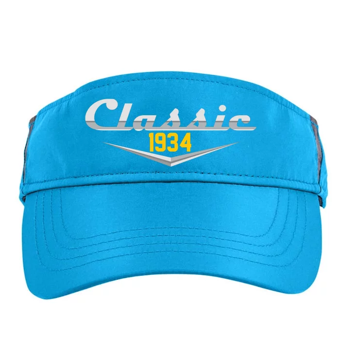 Classic 1934 Vintage 90th Birthday Adult Drive Performance Visor