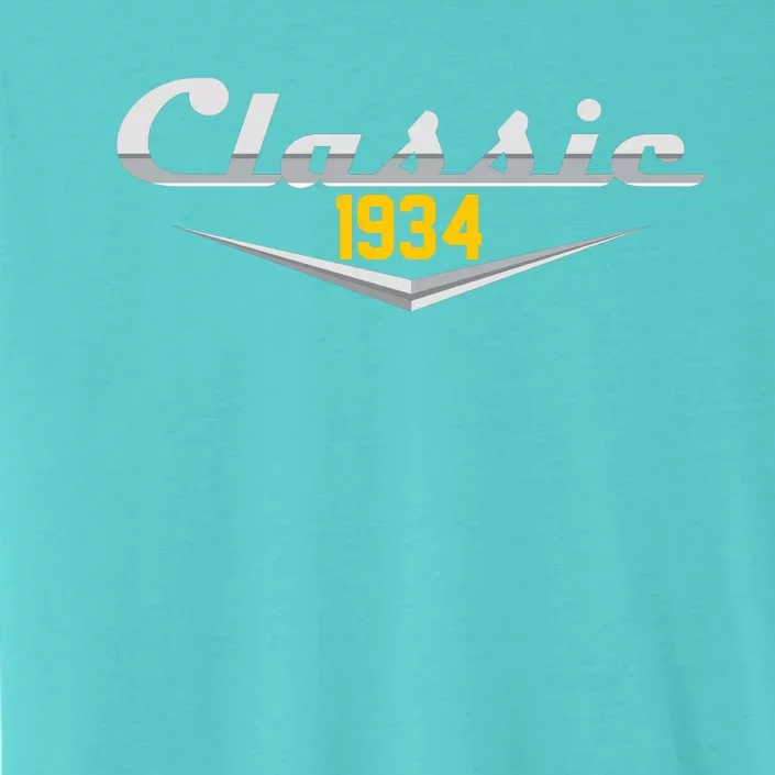 Classic 1934 Vintage 90th Birthday ChromaSoft Performance T-Shirt