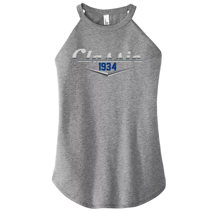 Classic 1934 Vintage 90th Birthday Women’s Perfect Tri Rocker Tank