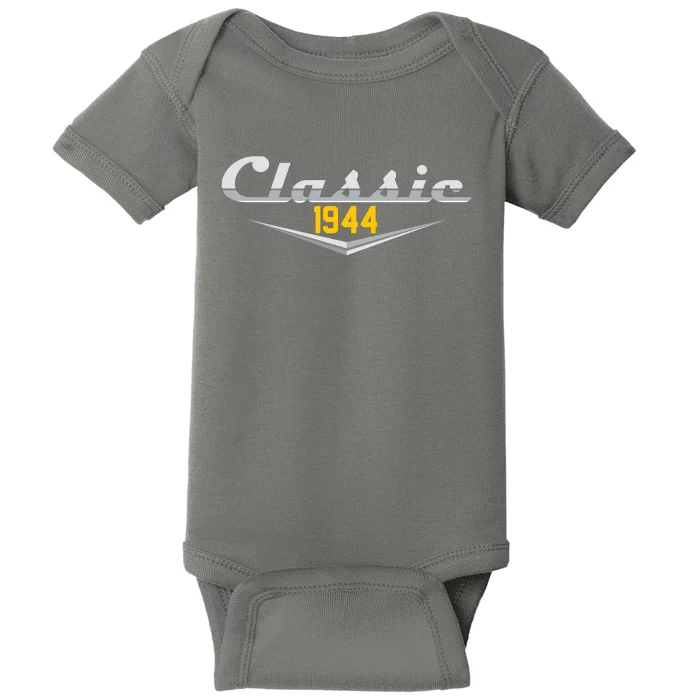 Classic 1944 Vintage 80th Birthday Baby Bodysuit