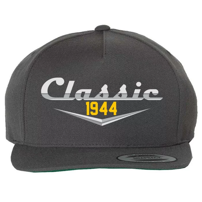 Classic 1944 Vintage 80th Birthday Wool Snapback Cap