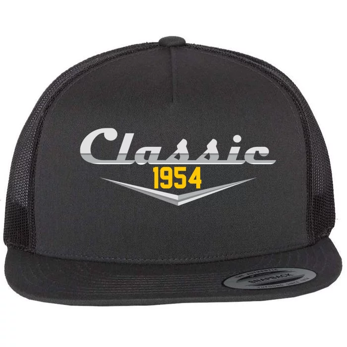 Classic 1954 Vintage 70th Birthday Flat Bill Trucker Hat