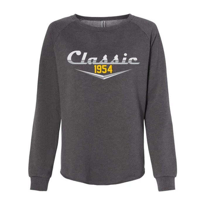 Classic 1954 Vintage 70th Birthday Womens California Wash Sweatshirt