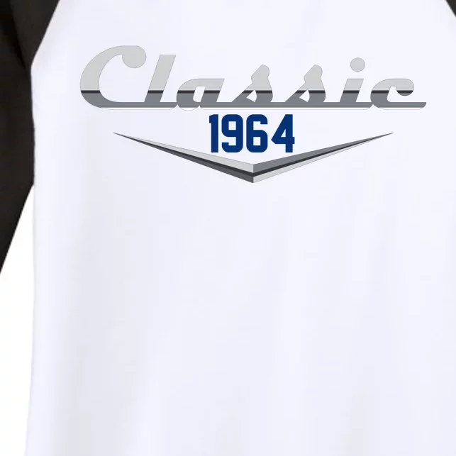 Classic 1964 Vintage 60th Birthday Women's Tri-Blend 3/4-Sleeve Raglan Shirt