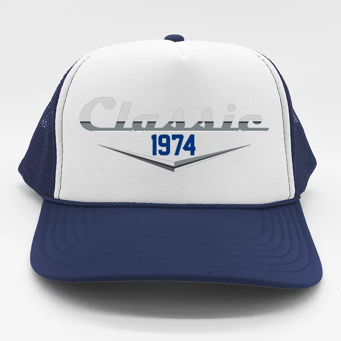 Classic 1974 Vintage 50th Birthday Trucker Hat