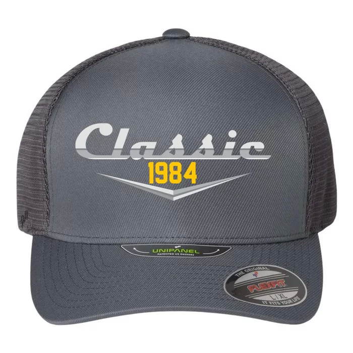 Classic 1984 Vintage 40th Birthday Flexfit Unipanel Trucker Cap