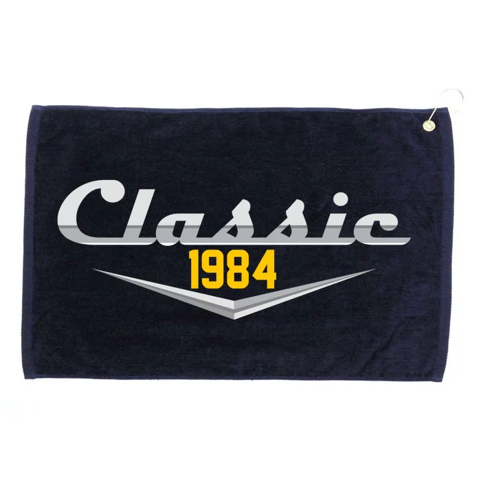 Classic 1984 Vintage 40th Birthday Grommeted Golf Towel