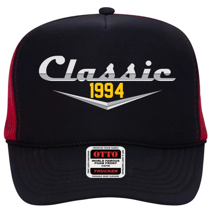 Classic 1994 Vintage 30th Birthday High Crown Mesh Trucker Hat