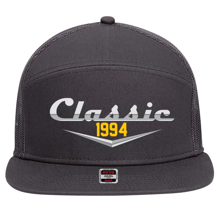 Classic 1994 Vintage 30th Birthday 7 Panel Mesh Trucker Snapback Hat