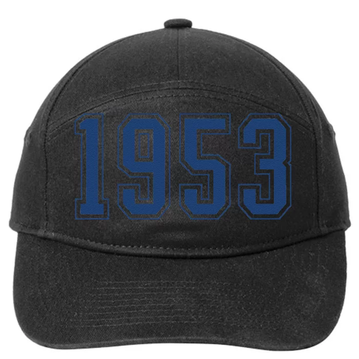 Classic 1953 Vintage 70 Year Old Gifts 70th Birthday 7-Panel Snapback Hat