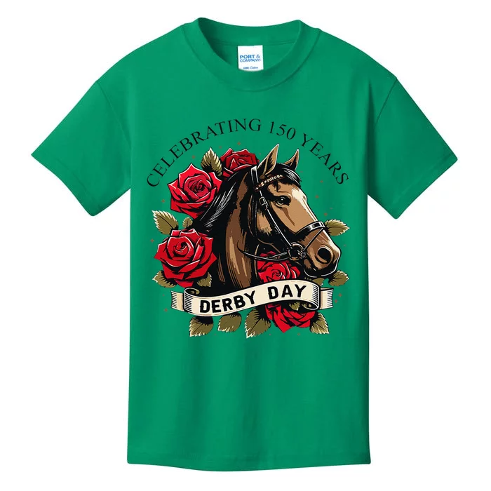 Celebrating 150 Years Ky Derby Day Vintage Kids T-Shirt