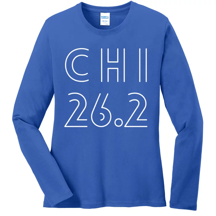 Chicago 26 2 Marathon Gift Ladies Long Sleeve Shirt