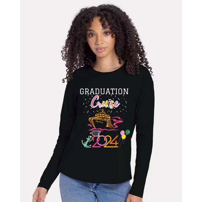 Cruise 2024 Aw Ship Party Cruise Womens Cotton Relaxed Long Sleeve T-Shirt