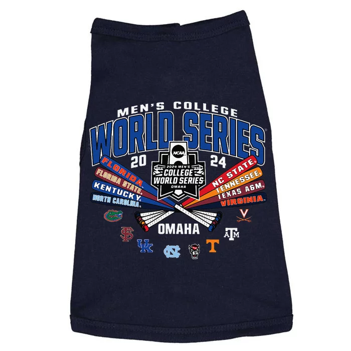 College 2024 Baseball Cws 8team Bats Doggie Tank