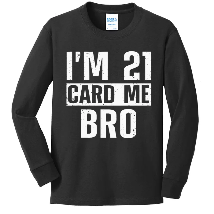 Cool 21st Birthday For Men 21 Year Old Legal Age Adult Kids Long Sleeve Shirt