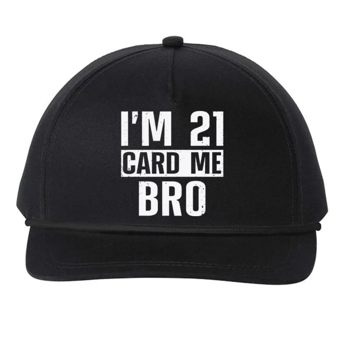 Cool 21st Birthday For 21 Year Old Legal Age Adult Snapback Five-Panel Rope Hat