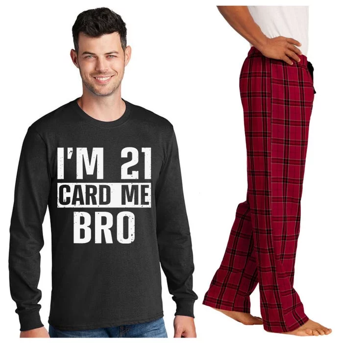 Cool 21st Birthday For 21 Year Old Legal Age Adult Long Sleeve Pajama Set