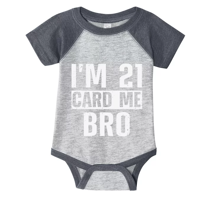 Cool 21st Birthday For 21 Year Old Legal Age Adult Infant Baby Jersey Bodysuit