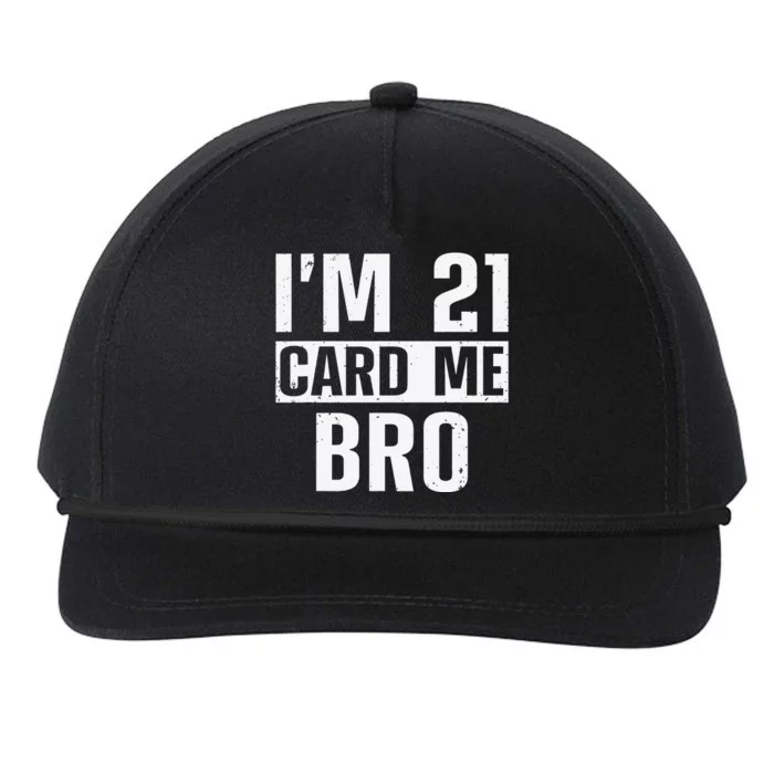 Cool 21st Birthday For 21 Year Old Legal Age Snapback Five-Panel Rope Hat