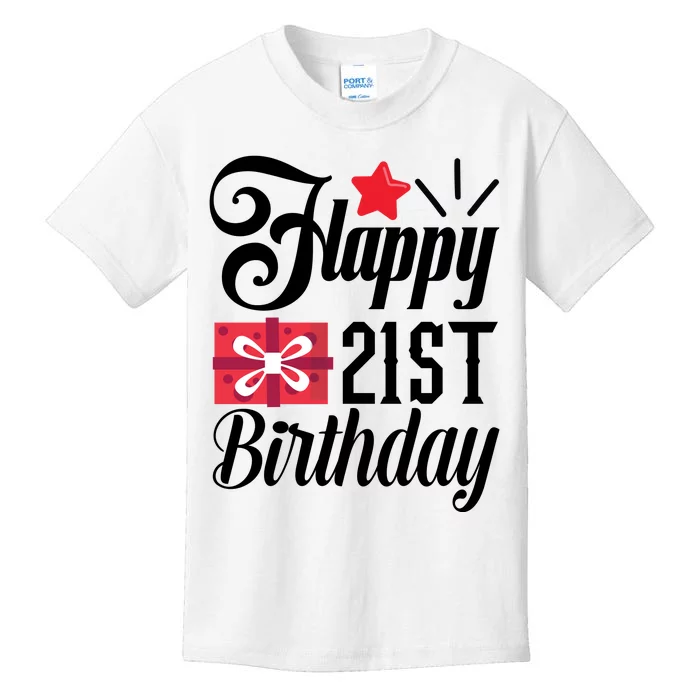 Celebrate 21st Birthday Milestone Graphic Kids T-Shirt