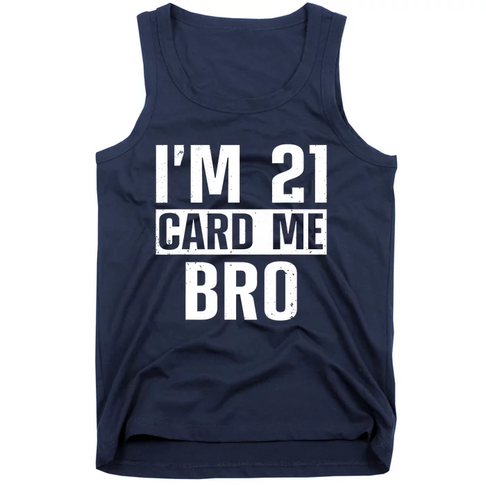 Cool 21st Birthday For Men 21 Year Old Legal Age Adult Tank Top