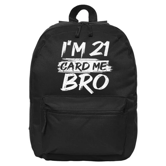 Cool 21st Birthday Fors 21 Year Old Legal Age Adult 16 in Basic Backpack