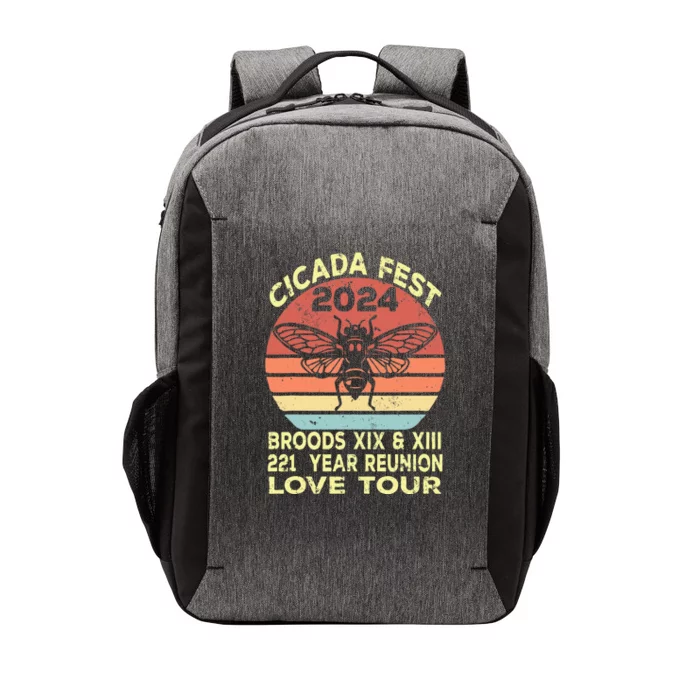 Cicada 2024 Cicada Fest 2024 Broods Xix & Xiii Love Vector Backpack