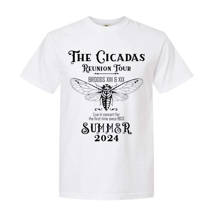 Cicada 2024 Cicada Reunion Broods Xix & Xiii Vintage Garment-Dyed Heavyweight T-Shirt