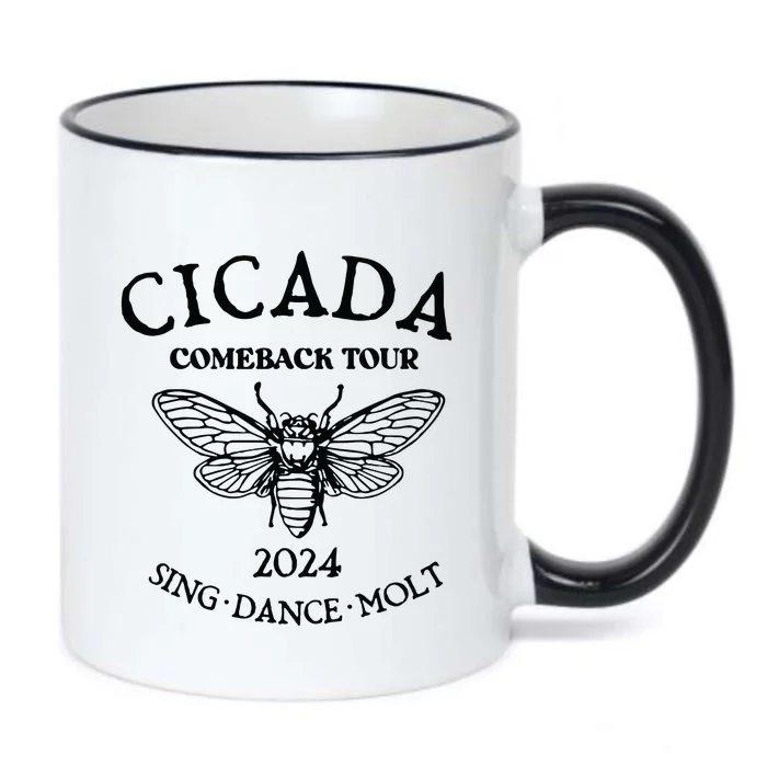 Cicada 2024 Cicada Reunion Funny Cicada Concert Black Color Changing Mug