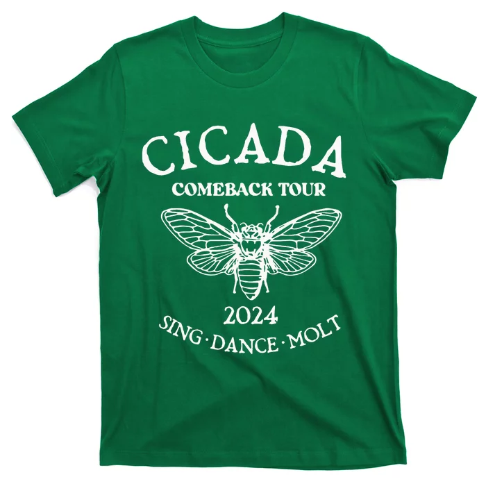 Cicada 2024 Cicada Reunion Funny Cicada Concert T-Shirt