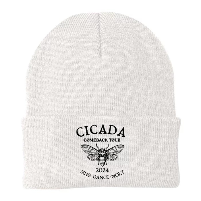 Cicada 2024 Cicada Reunion Funny Cicada Concert Knit Cap Winter Beanie