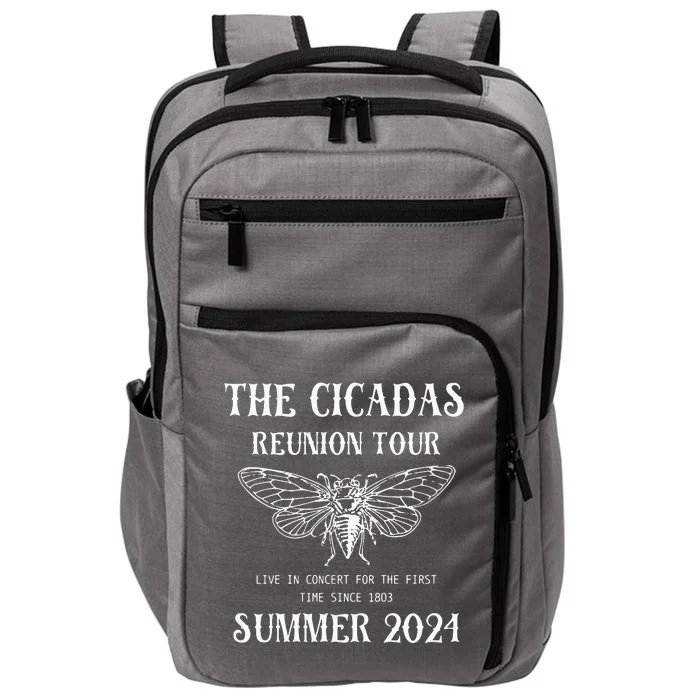 Cicada 2024 Cicada Reunion Funny Cicada Concert Impact Tech Backpack