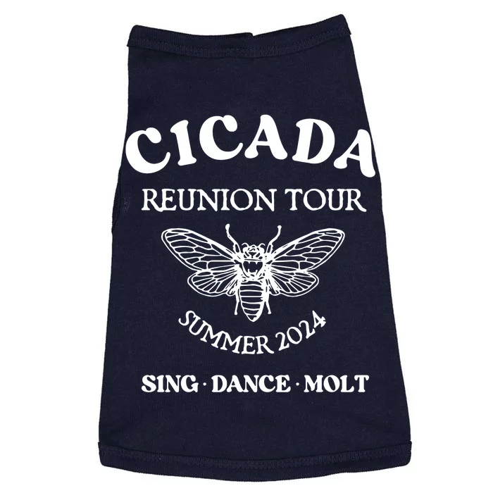 Cicada 2024 Cicada Reunion Funny Cicada Concert Doggie Tank