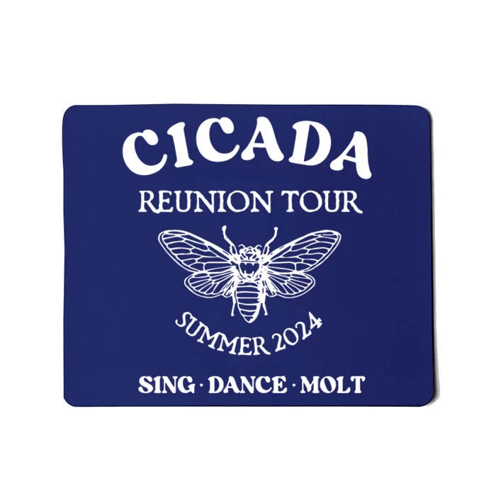 Cicada 2024 Cicada Reunion Funny Cicada Concert Mousepad