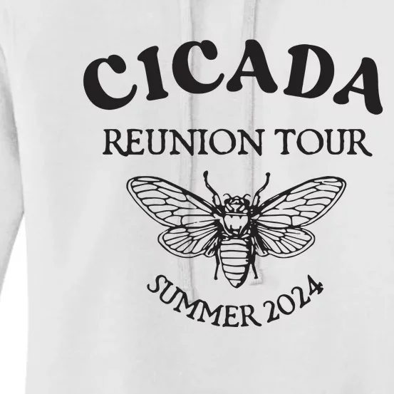 Cicada 2024 Cicada Reunion Funny Cicada Concert Women's Pullover Hoodie