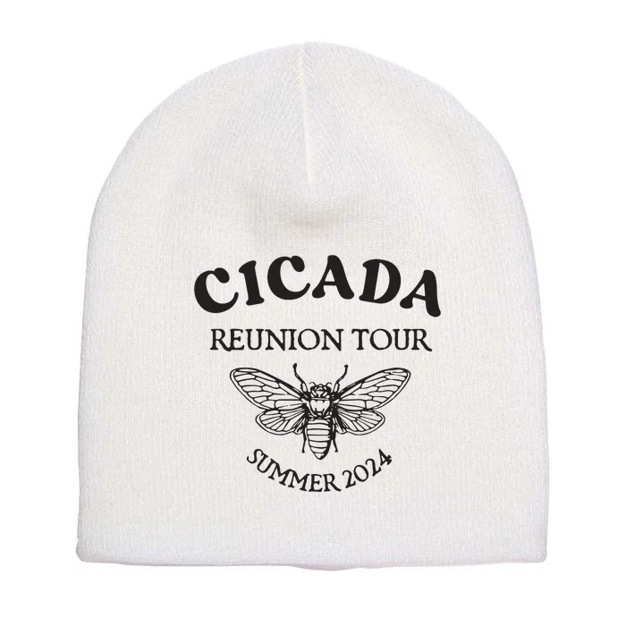 Cicada 2024 Cicada Reunion Funny Cicada Concert Short Acrylic Beanie