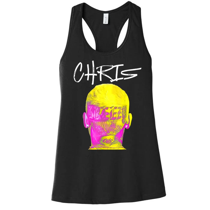 Chris 2024 Chris Personalized First Name Women's Racerback Tank