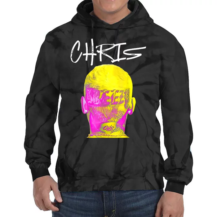 Chris 2024 Chris Personalized First Name Tie Dye Hoodie