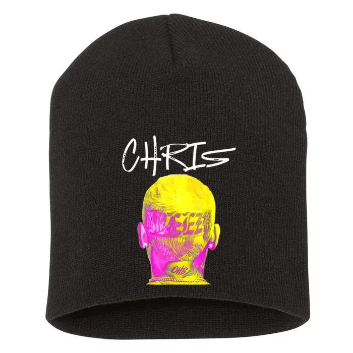 Chris 2024 Chris Personalized First Name Short Acrylic Beanie