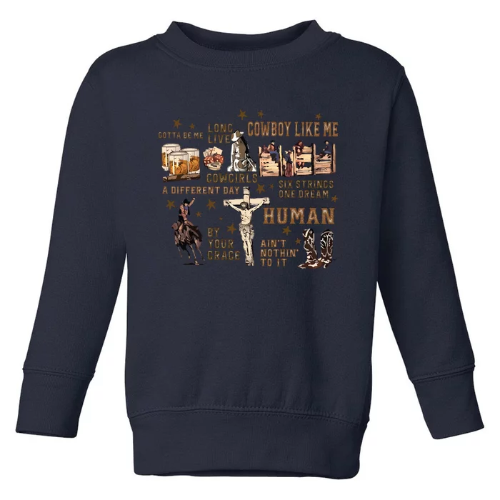 Cojo 2024 Cody Country Music Toddler Sweatshirt