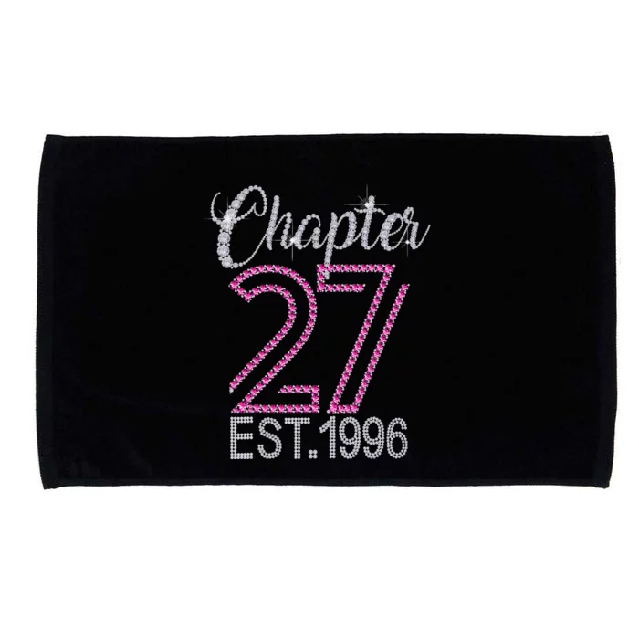 Chapter 27 EST 1996 27th Birthday Gift For Womens Microfiber Hand Towel