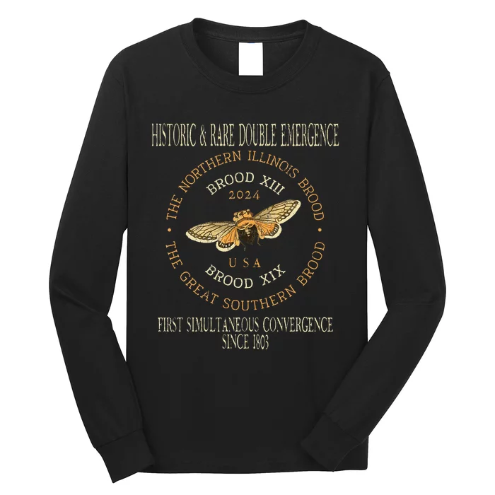 Cicada 2024 Event Brood Xix & Xiii Emergence Long Sleeve Shirt