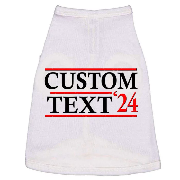 Custom 2024 Political Election Personalize Name Doggie Tank