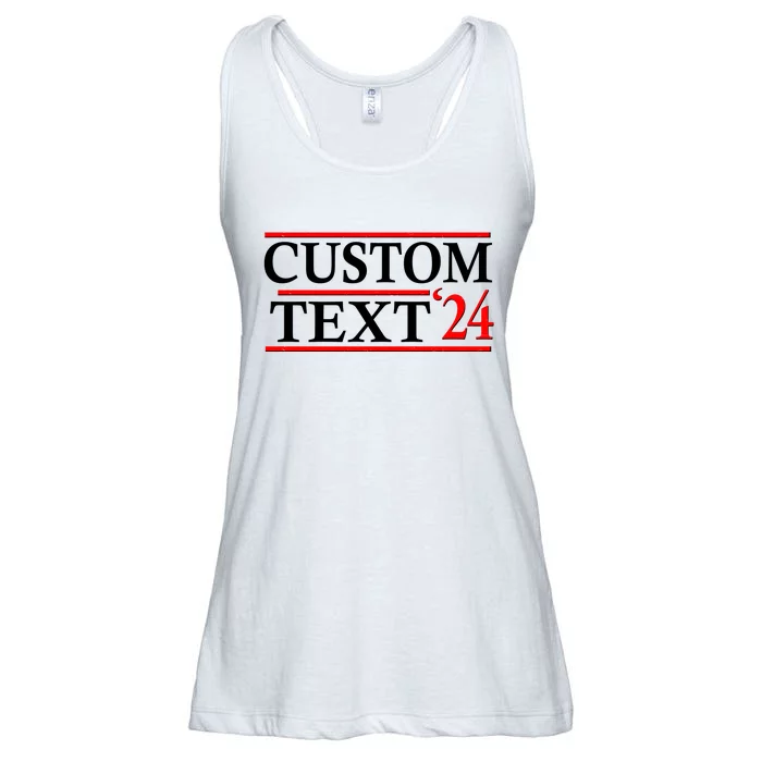 Custom 2024 Political Election Personalize Name Ladies Essential Flowy Tank