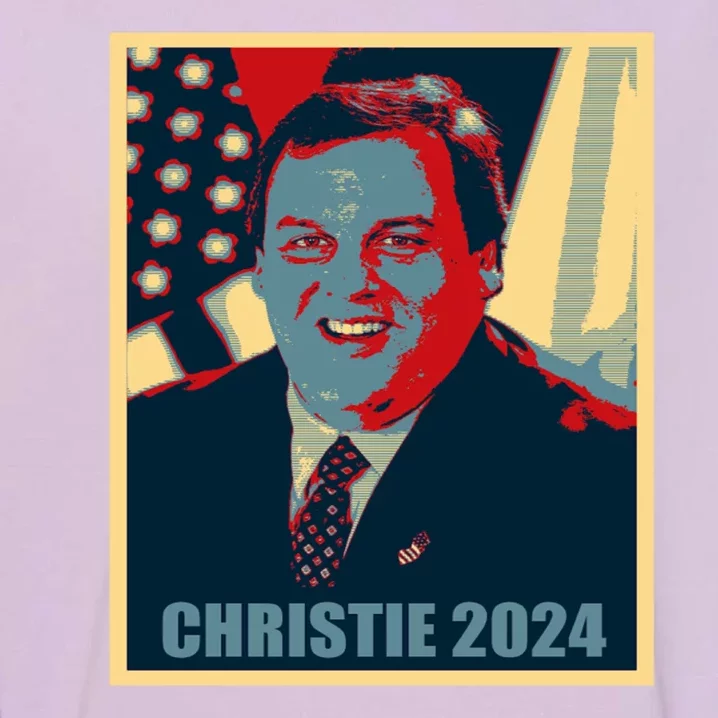 Christie 2024 Election Chris Christie 24 Poster Garment-Dyed Sweatshirt