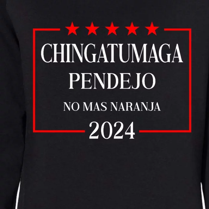 Chingatumaga 2024 Election Anti Trump Latino Democrat Womens California Wash Sweatshirt