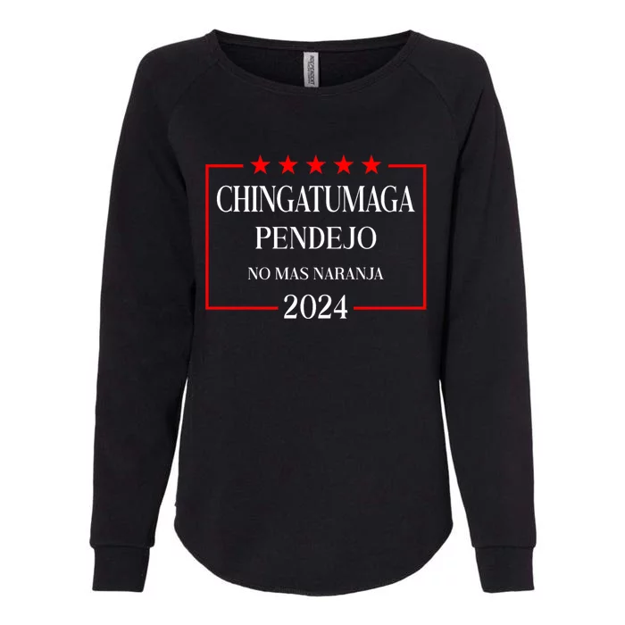 Chingatumaga 2024 Election Anti Trump Latino Democrat Womens California Wash Sweatshirt