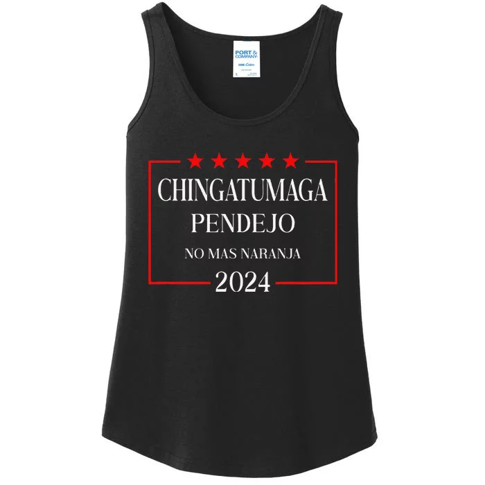 Chingatumaga 2024 Election Anti Trump Latino Democrat Ladies Essential Tank